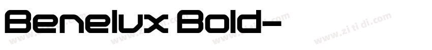 Benelux Bold字体转换